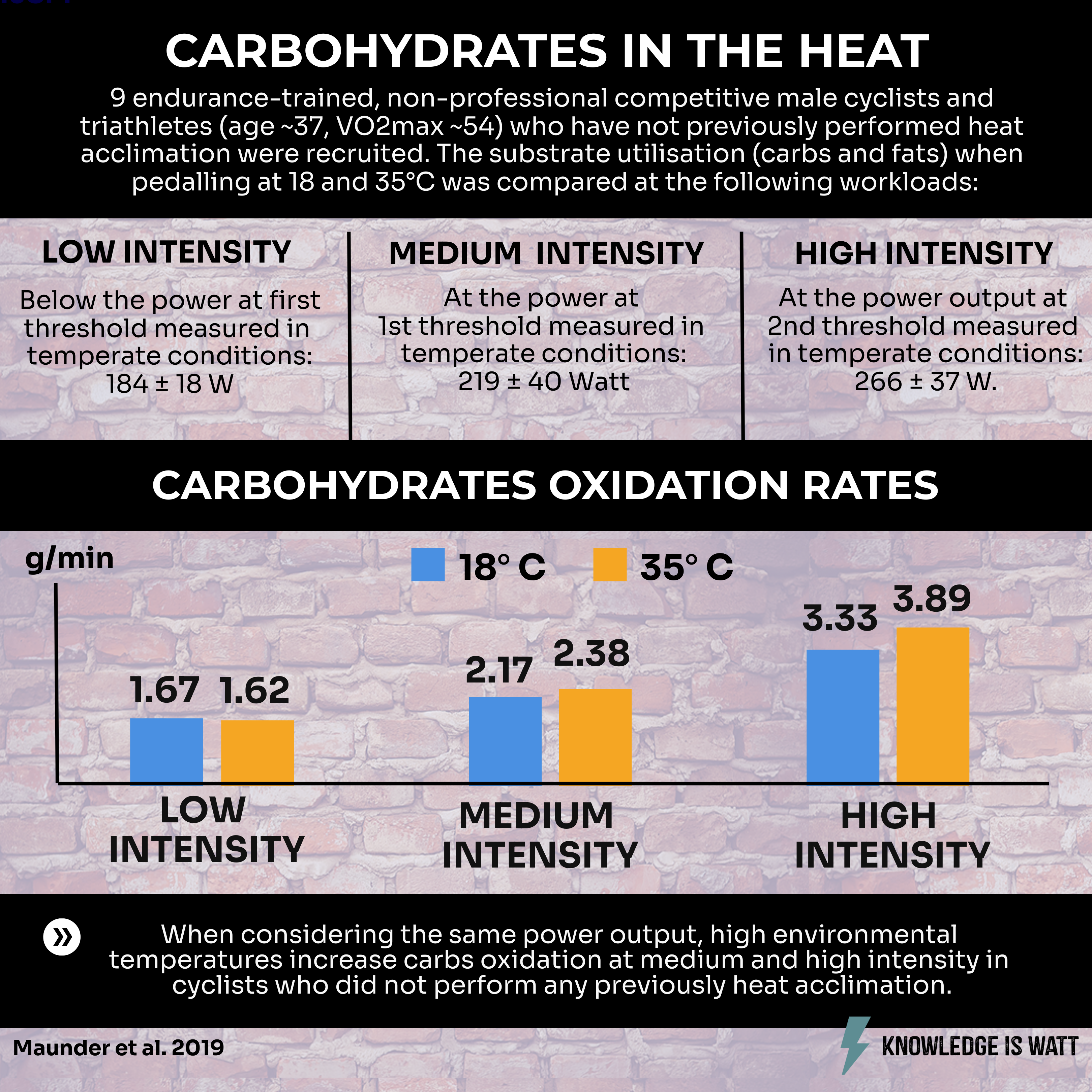 CARBOHYDRATES IN THE HEAT 0